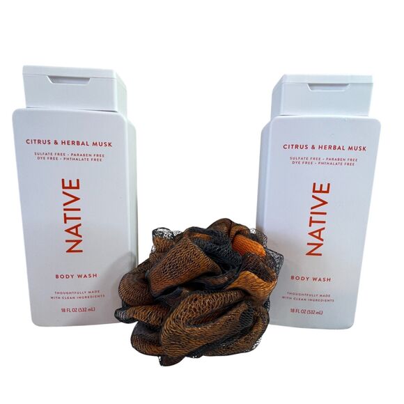 NATIVE Citrus & Herbal Musk Body Wash Bundle - Picture 1 of 4